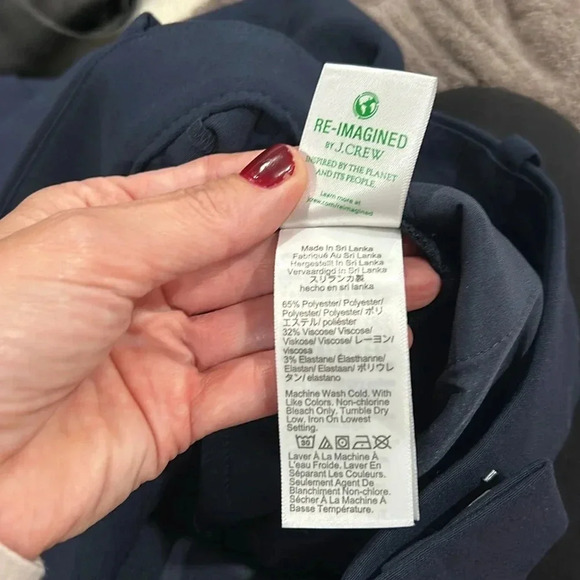 JCrew Slim cropped Ruby pant in stretch twill, NWT - Picture 4 of 4